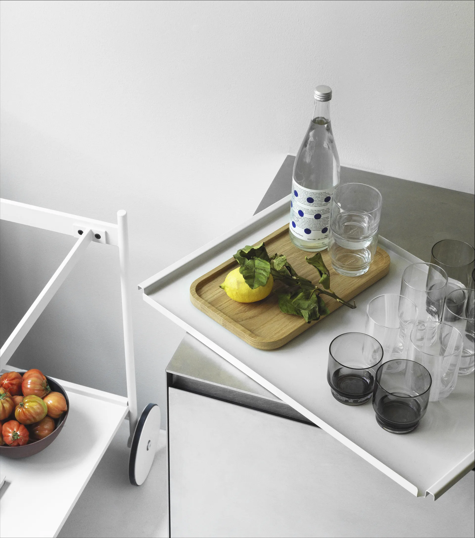 Rul Servierwagen, Weiß Normann Copenhagen