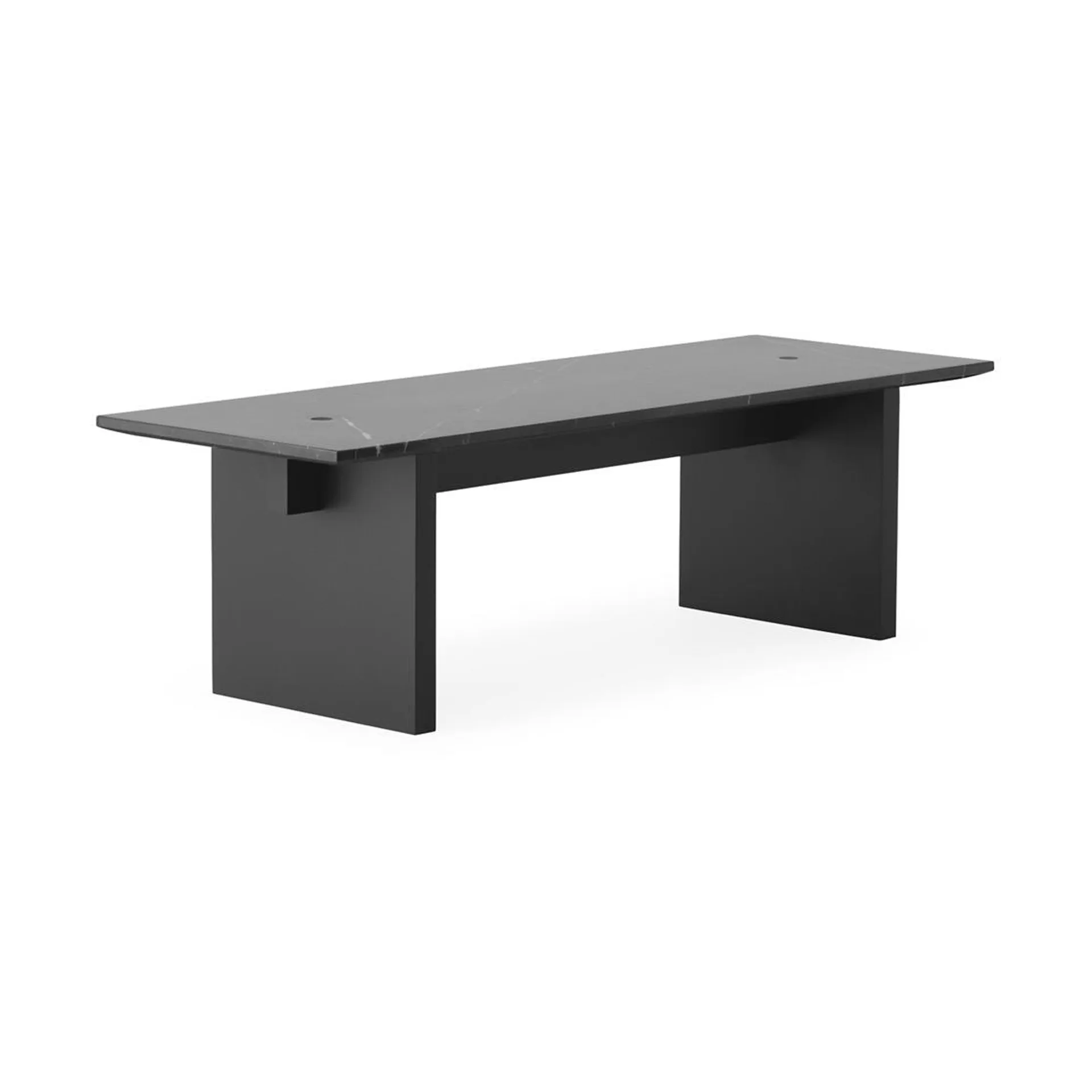 Solid Table Beistelltisch 130x38,5x40cm, Black Normann Copenhagen