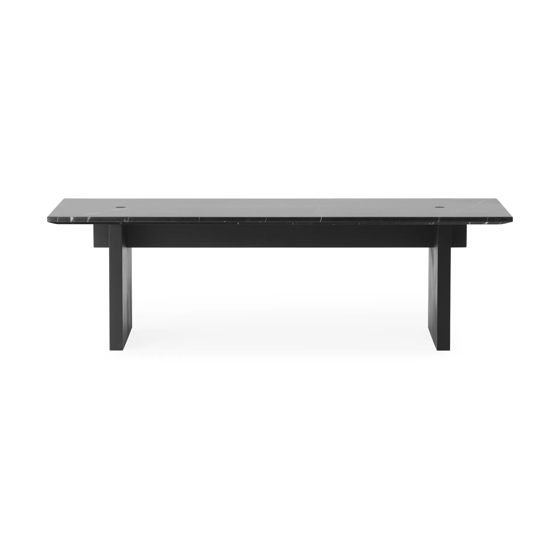 Solid Table Beistelltisch 130x38,5x40cm, Black Normann Copenhagen