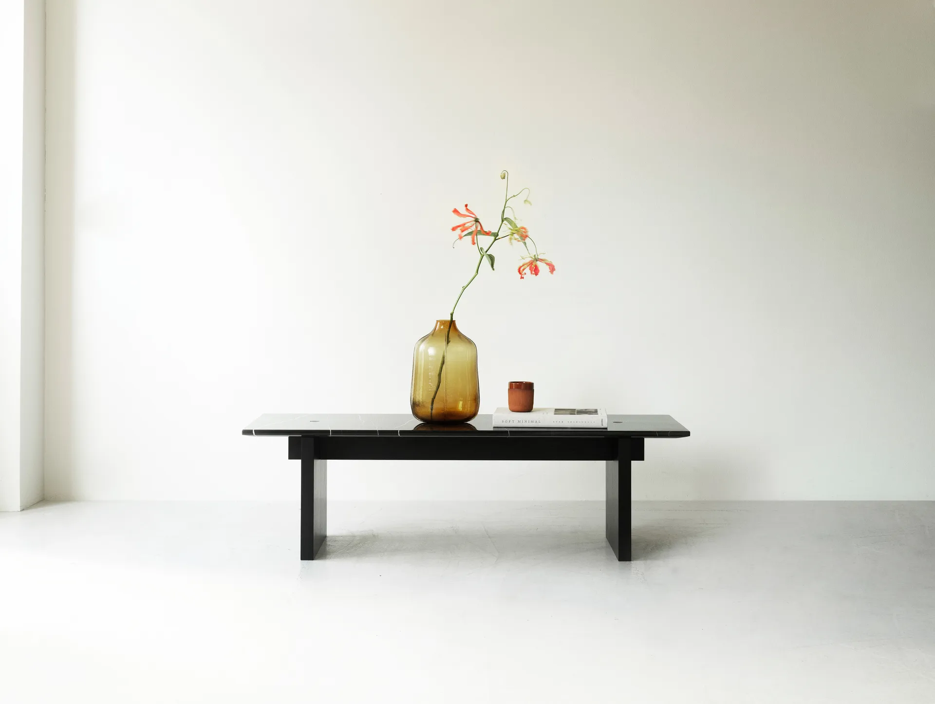 Solid Table Beistelltisch 130x38,5x40cm, Black Normann Copenhagen