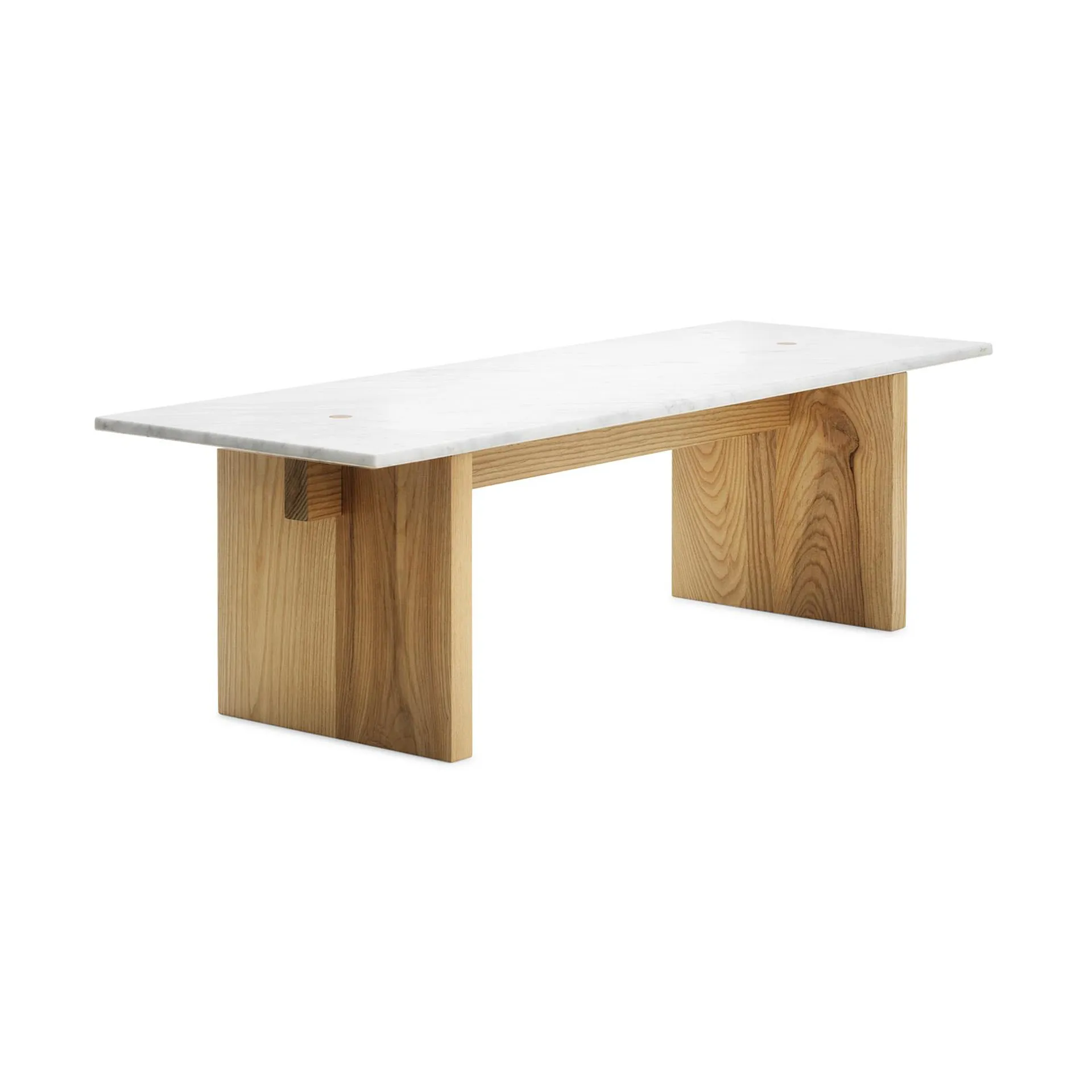 Solid Table Beistelltisch 130x38,5x40cm, White Normann Copenhagen