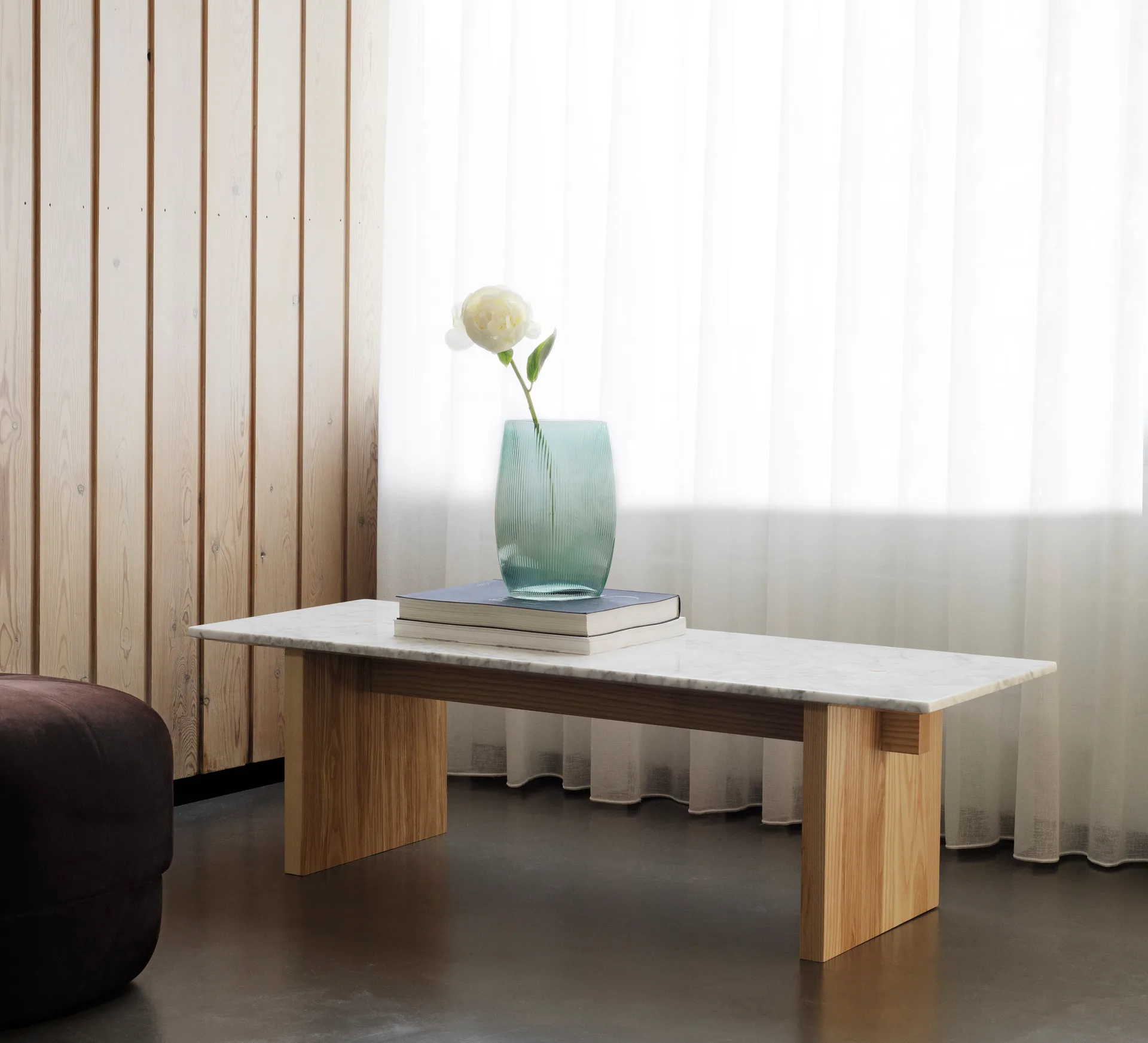 Solid Table Beistelltisch 130x38,5x40cm, White Normann Copenhagen