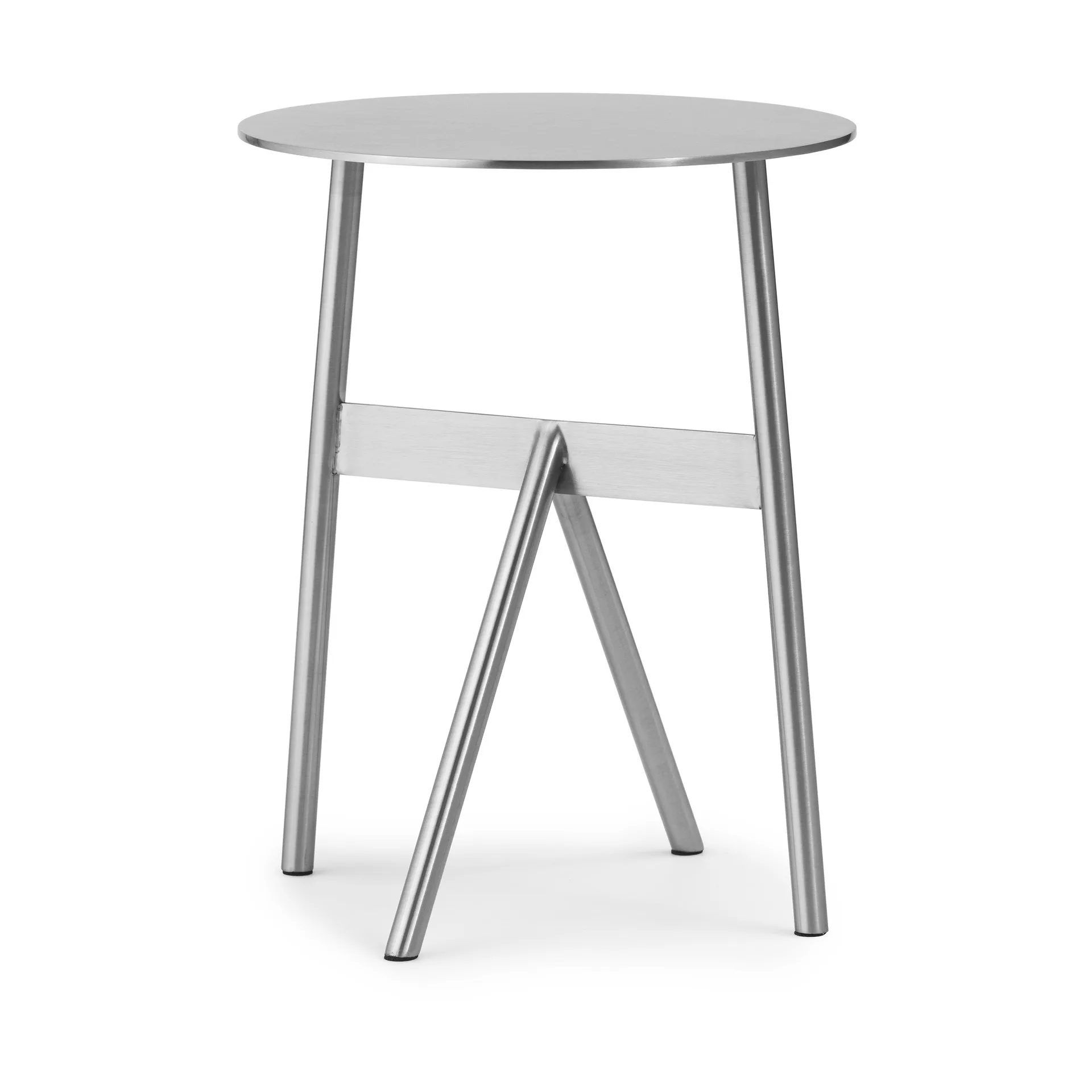 Stock Table Beistelltisch Ø37cm H:46cm, Stainless Steel Normann Copenhagen