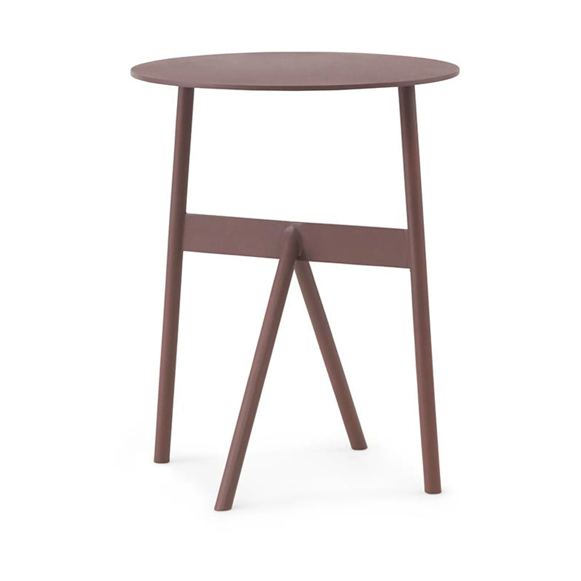 Stock Table Beistelltisch Ø37cm H:46cm, Wine Normann Copenhagen