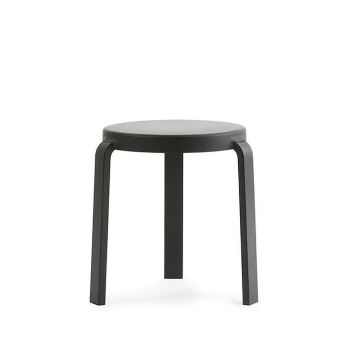 Tap Hocker - Black, Schwarze Eichenholzbeine - Normann Copenhagen