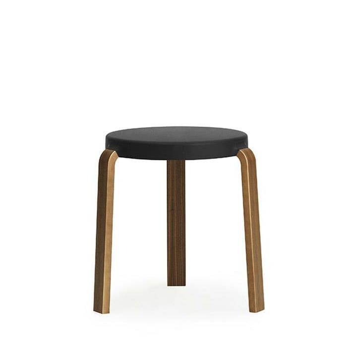 Tap Hocker - Black, Walnussholzbeine - Normann Copenhagen