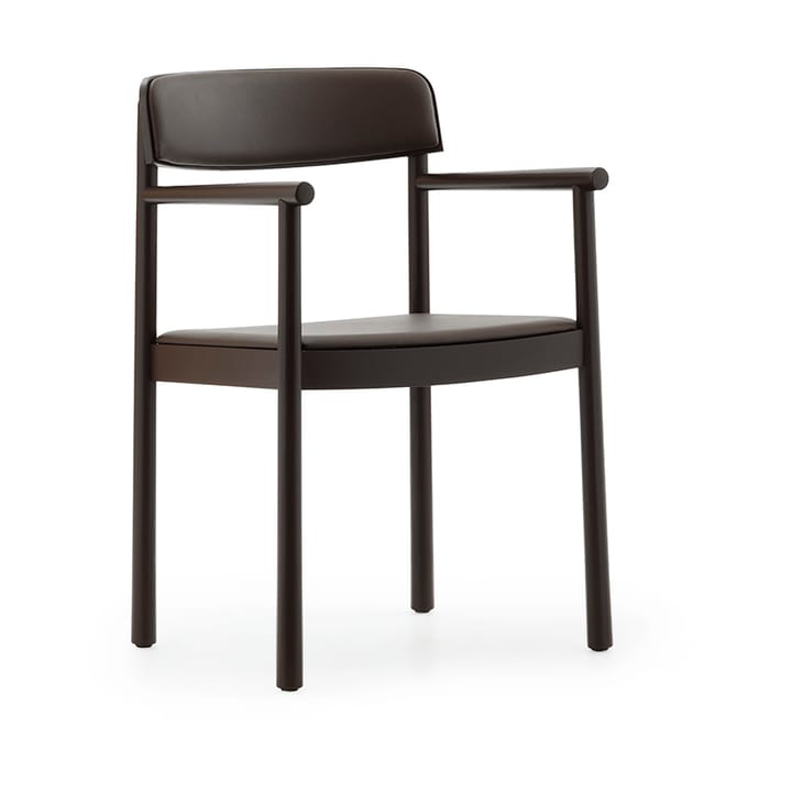 Timb Armlehnenstuhl - Brown ash-Ultra Leather Chocolate - Normann Copenhagen
