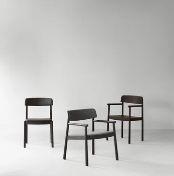 Timb Armlehnenstuhl - Brown ash-Ultra Leather Chocolate - Normann Copenhagen