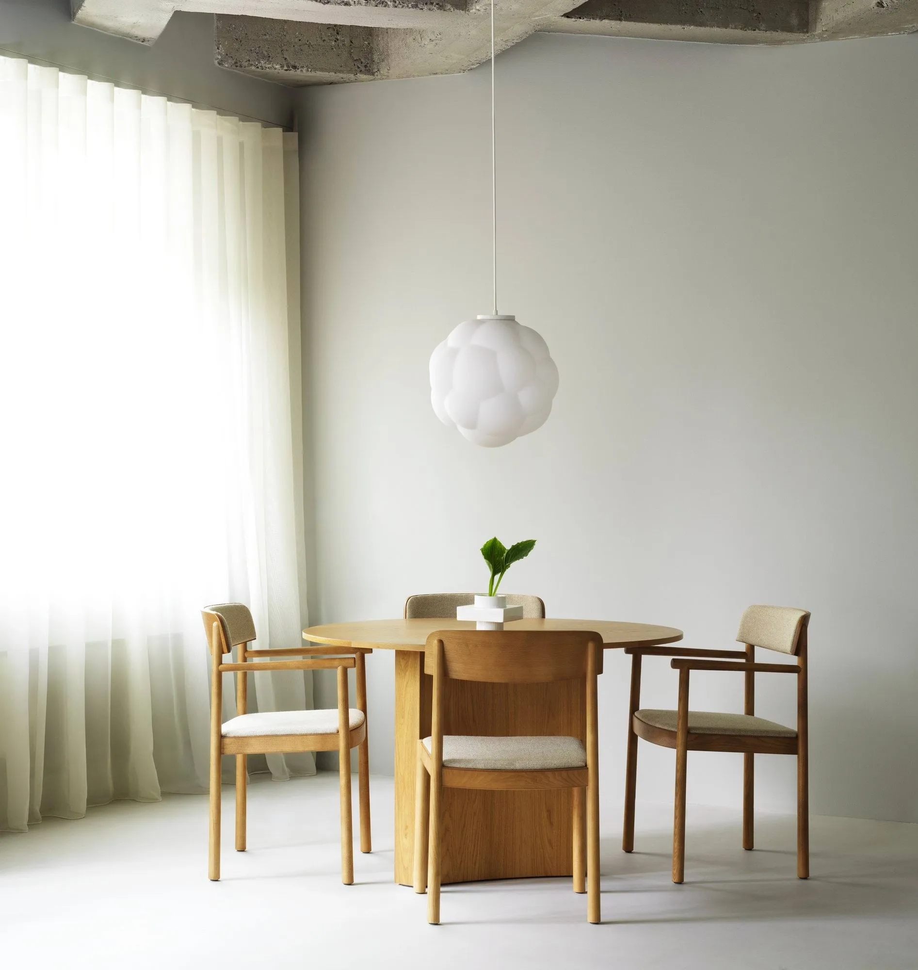 Timb Armlehnenstuhl, Tan ash-Hallingdal 220 Normann Copenhagen