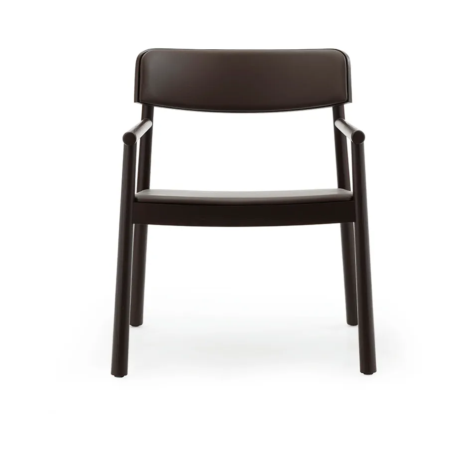Timb Sessel, Brown ash-Ultra Leather Chocolate Normann Copenhagen