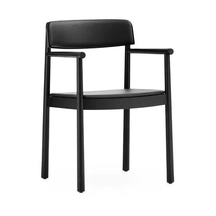 Timb Sessel mit Sitzkissen - Black/ Ultra Leather - Black - Normann Copenhagen