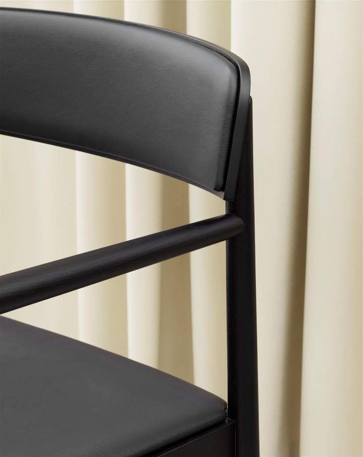 Timb Sessel mit Sitzkissen - Black/ Ultra Leather - Black - Normann Copenhagen