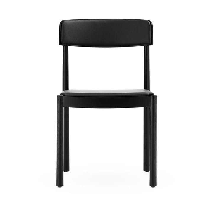 Timb Stuhl mit Sitzkissen - Black/ Ultra Leather - Black - Normann Copenhagen