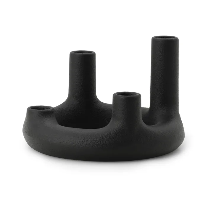 Trin Kerzenhalter - Schwarz, Ø17,7x11,8 cm - Normann Copenhagen