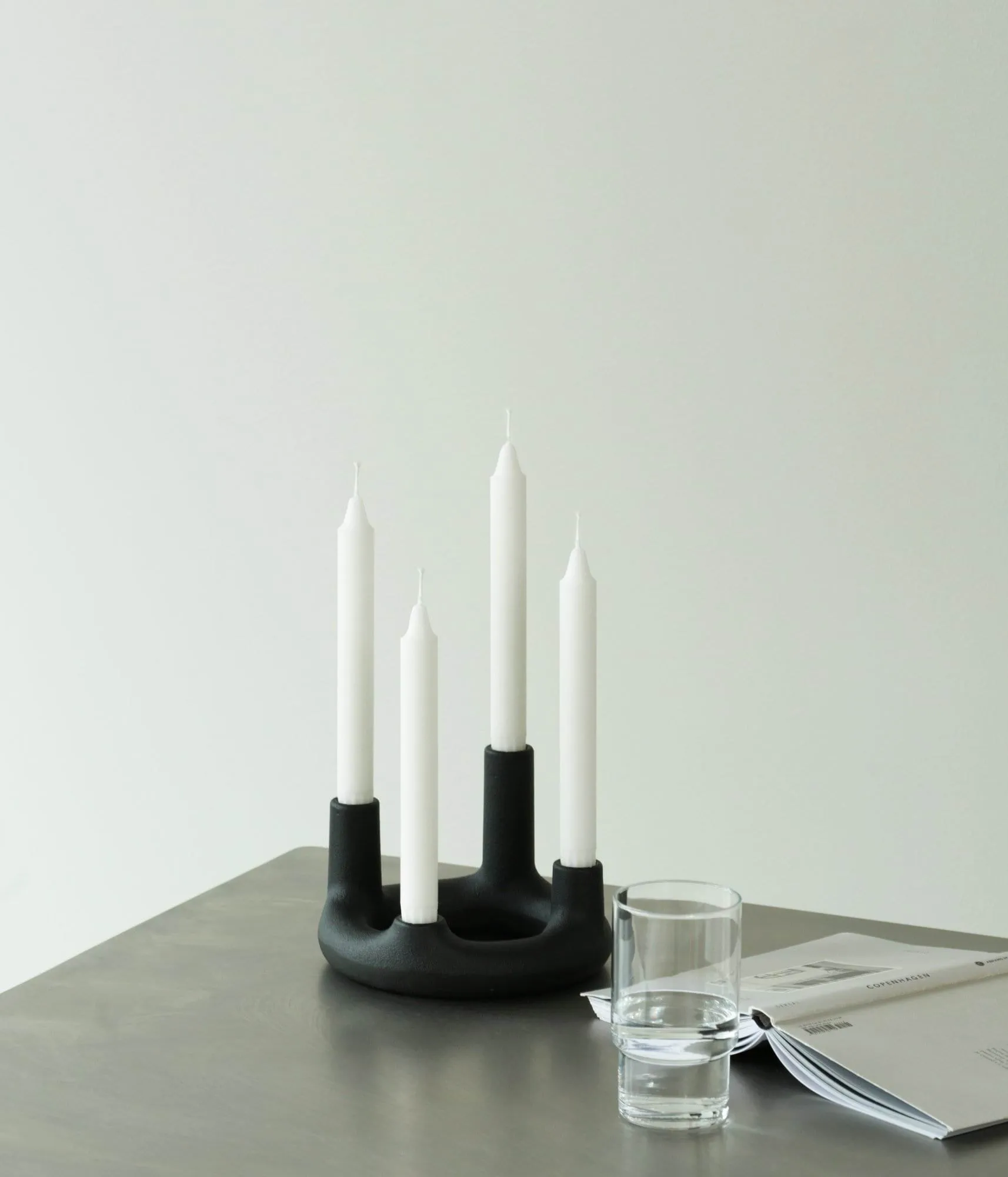 Trin Kerzenhalter, Schwarz, Ø17,7x11,8 cm Normann Copenhagen