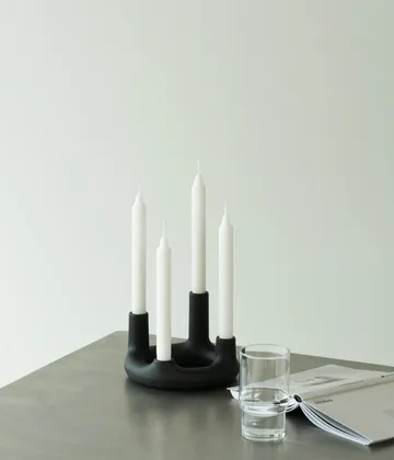 Trin Kerzenhalter - Schwarz, Ø17,7x11,8 cm - Normann Copenhagen