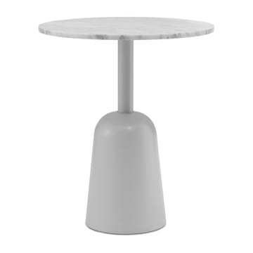 Turn verstellbarer Tisch Ø55cm - Weißer Marmor - Normann Copenhagen