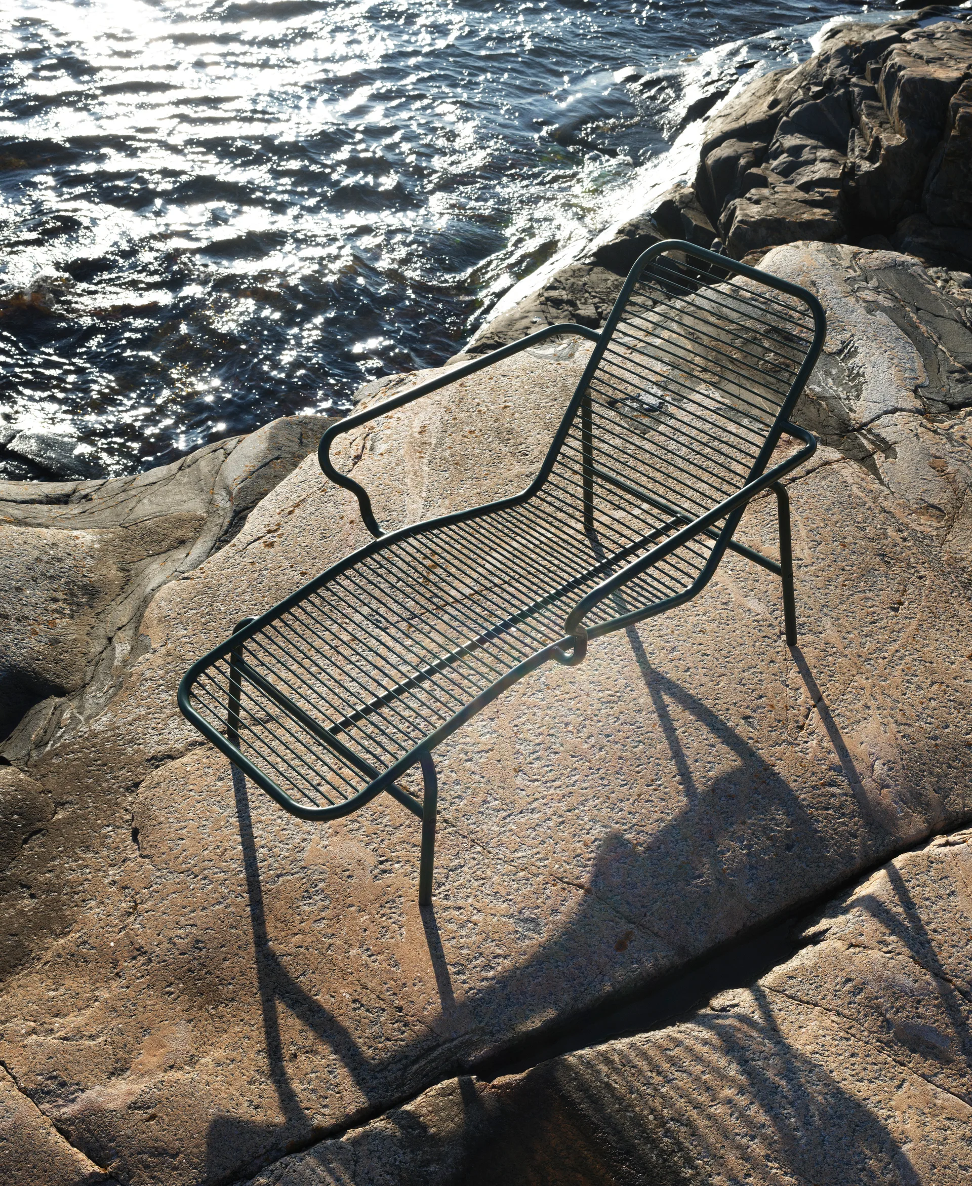 Vig Chaise Lounge Liegestuhl, Green Normann Copenhagen