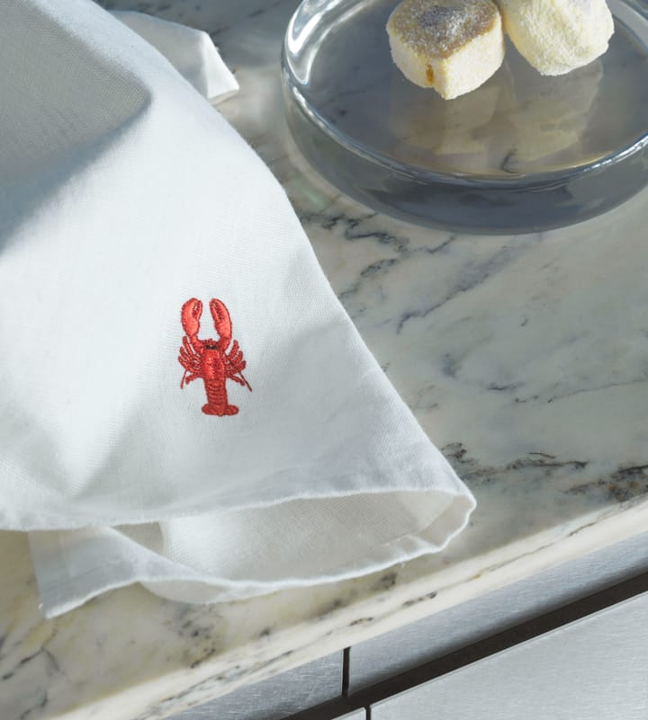 Yummy Geschirrtuch 50 x 70 cm - Lobster - Normann Copenhagen