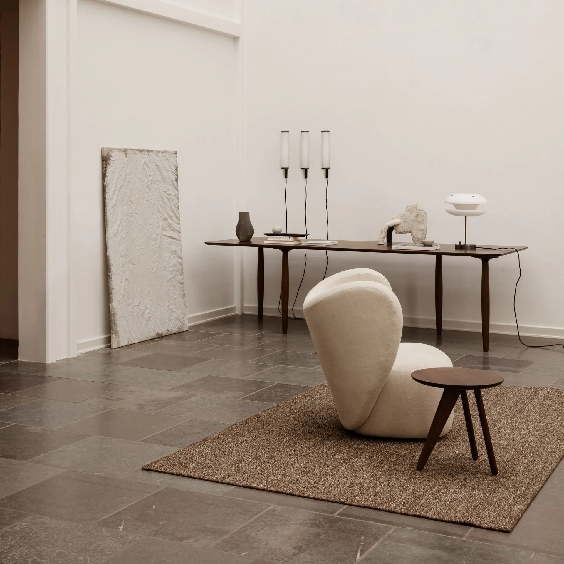 Deco Wandleuchte, Weiß-schwarz NORR11