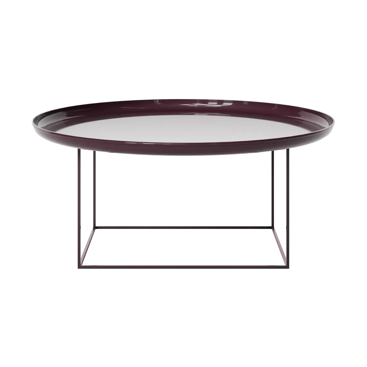 Duke Couchtisch large, Lacquered maroon NORR11