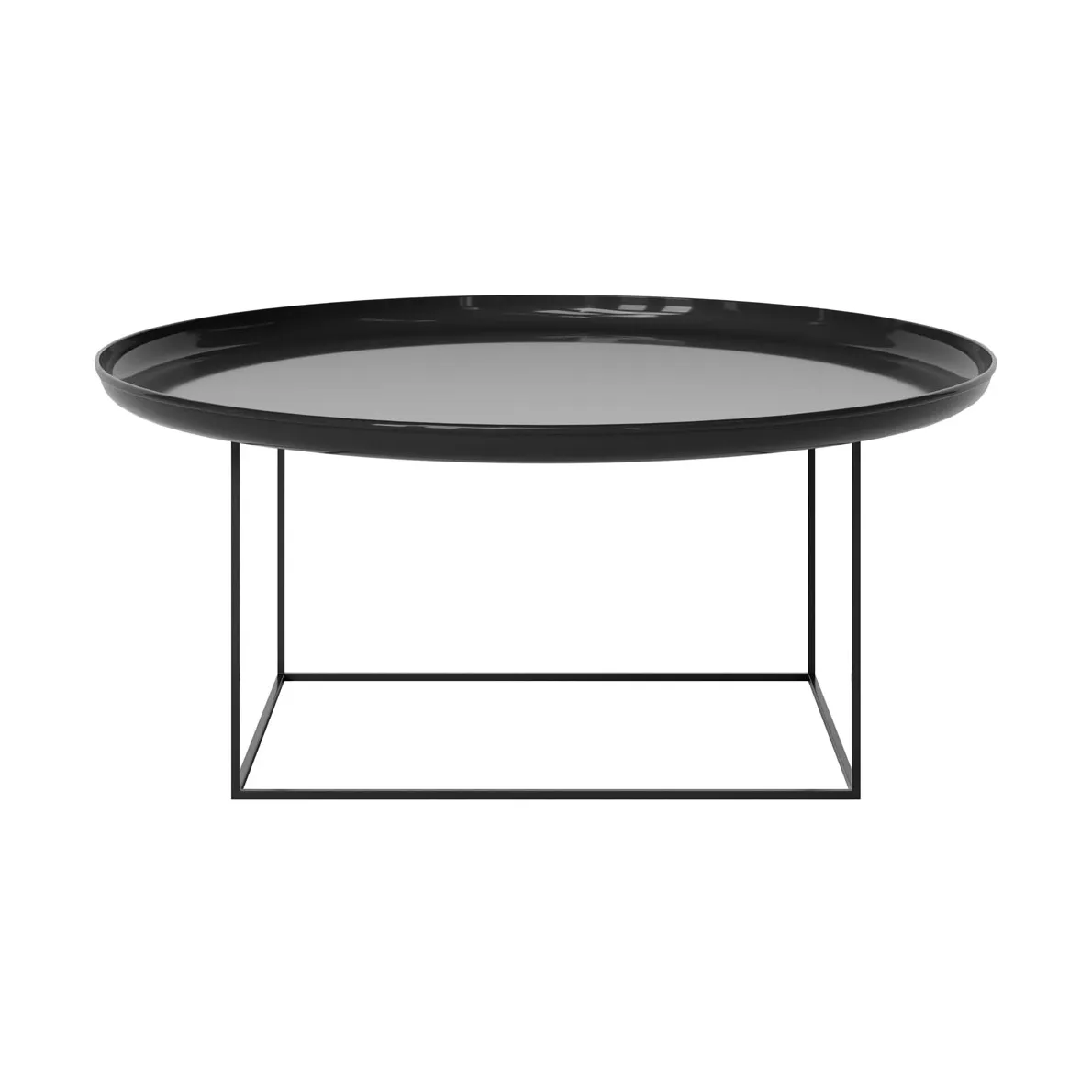 Duke Couchtisch large, Lacquered obsidian NORR11