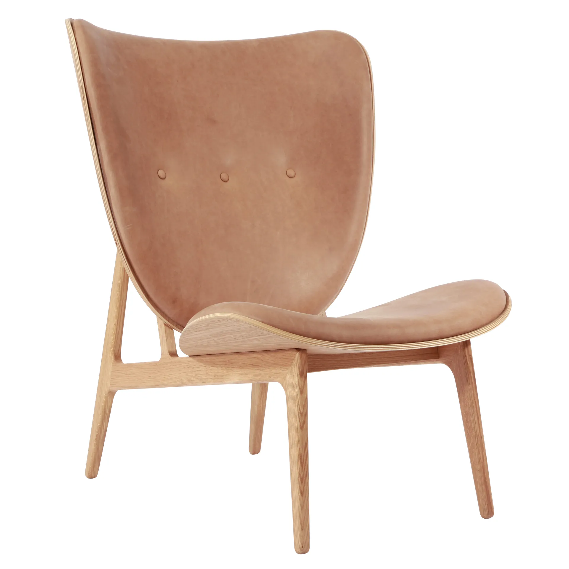 Elephant lounge leather Eiche, Dunes camel NORR11