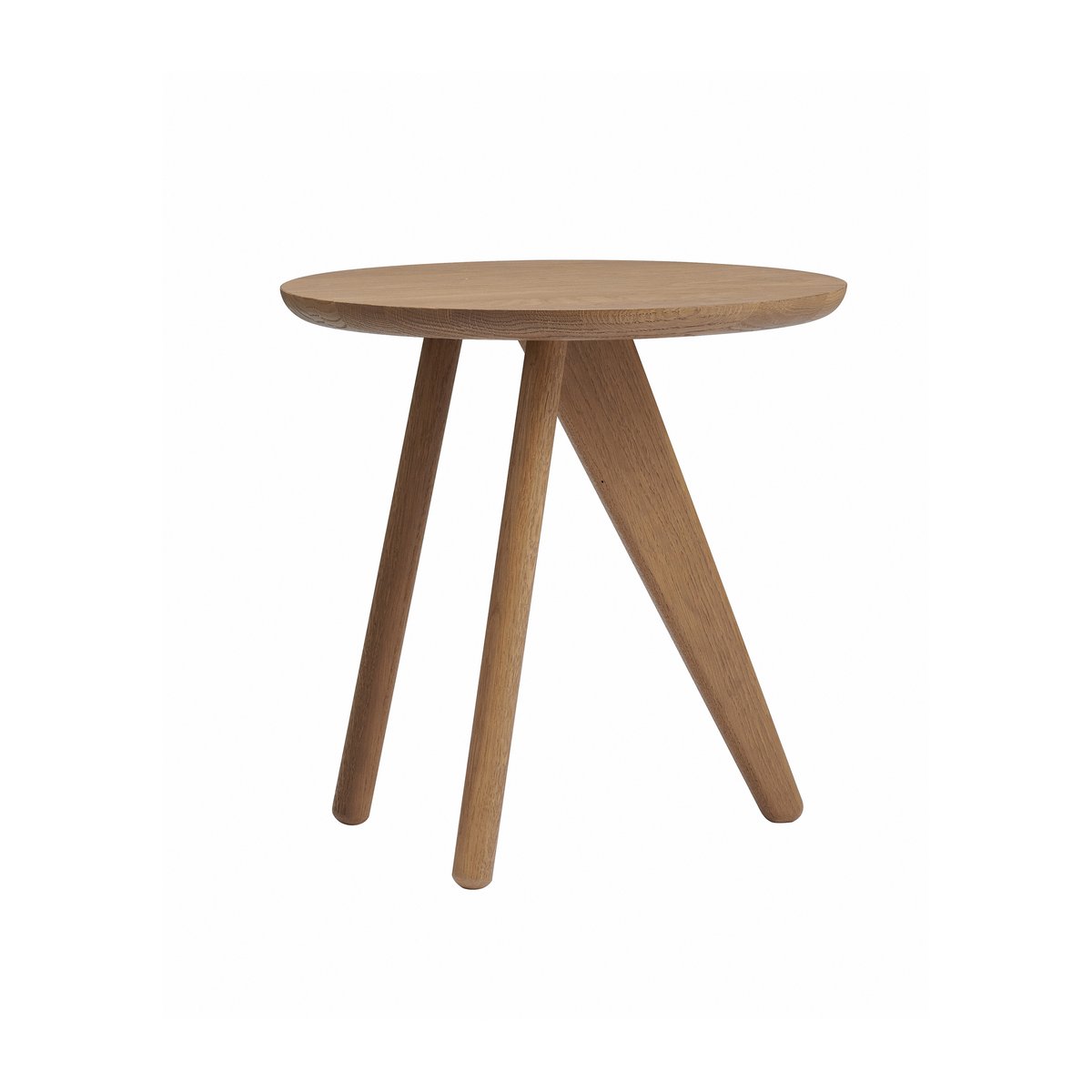 NORR11 Fin Beistelltisch Ø 40 cm Light Smoked