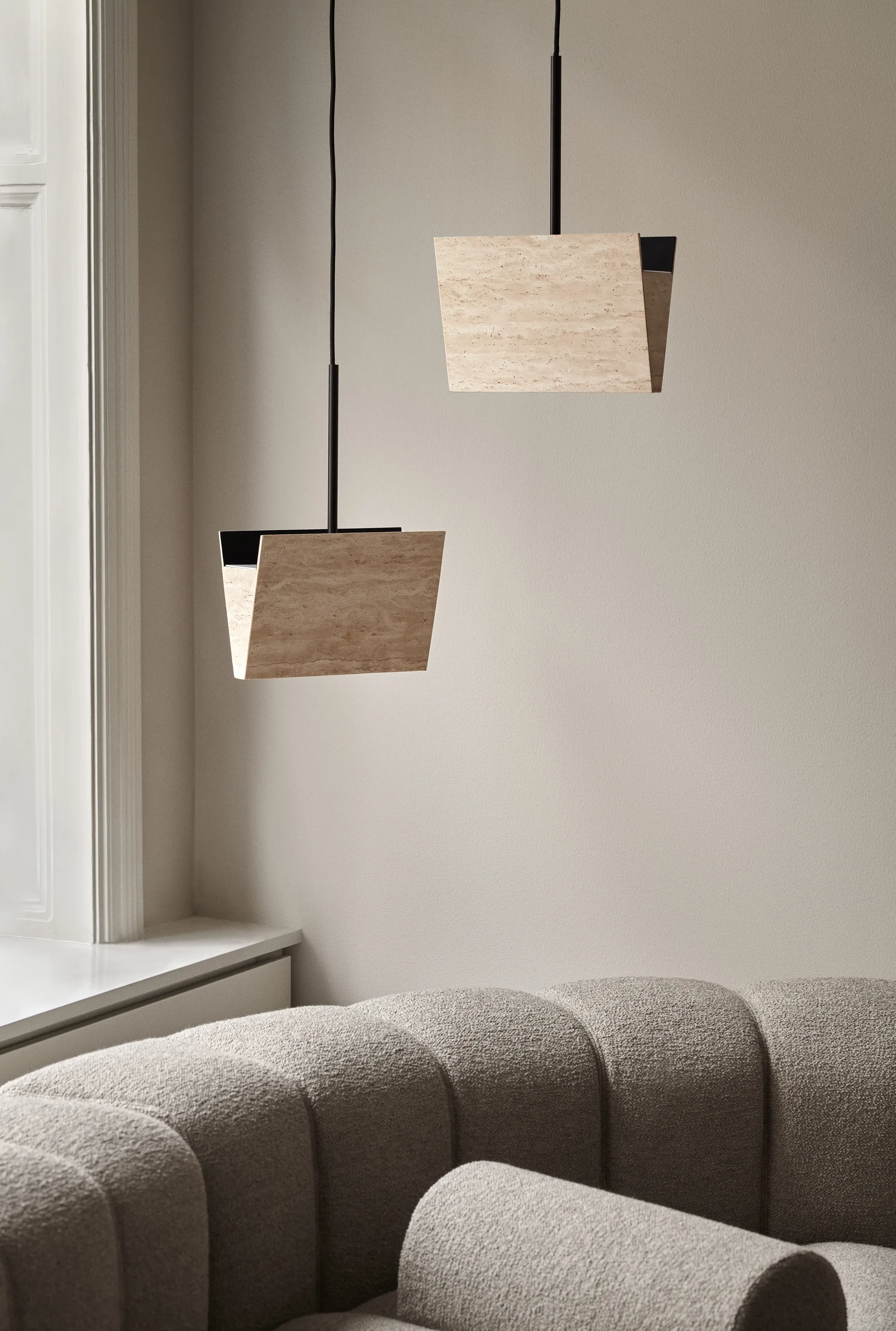 Gallery Pendelleuchte, Travertin NORR11