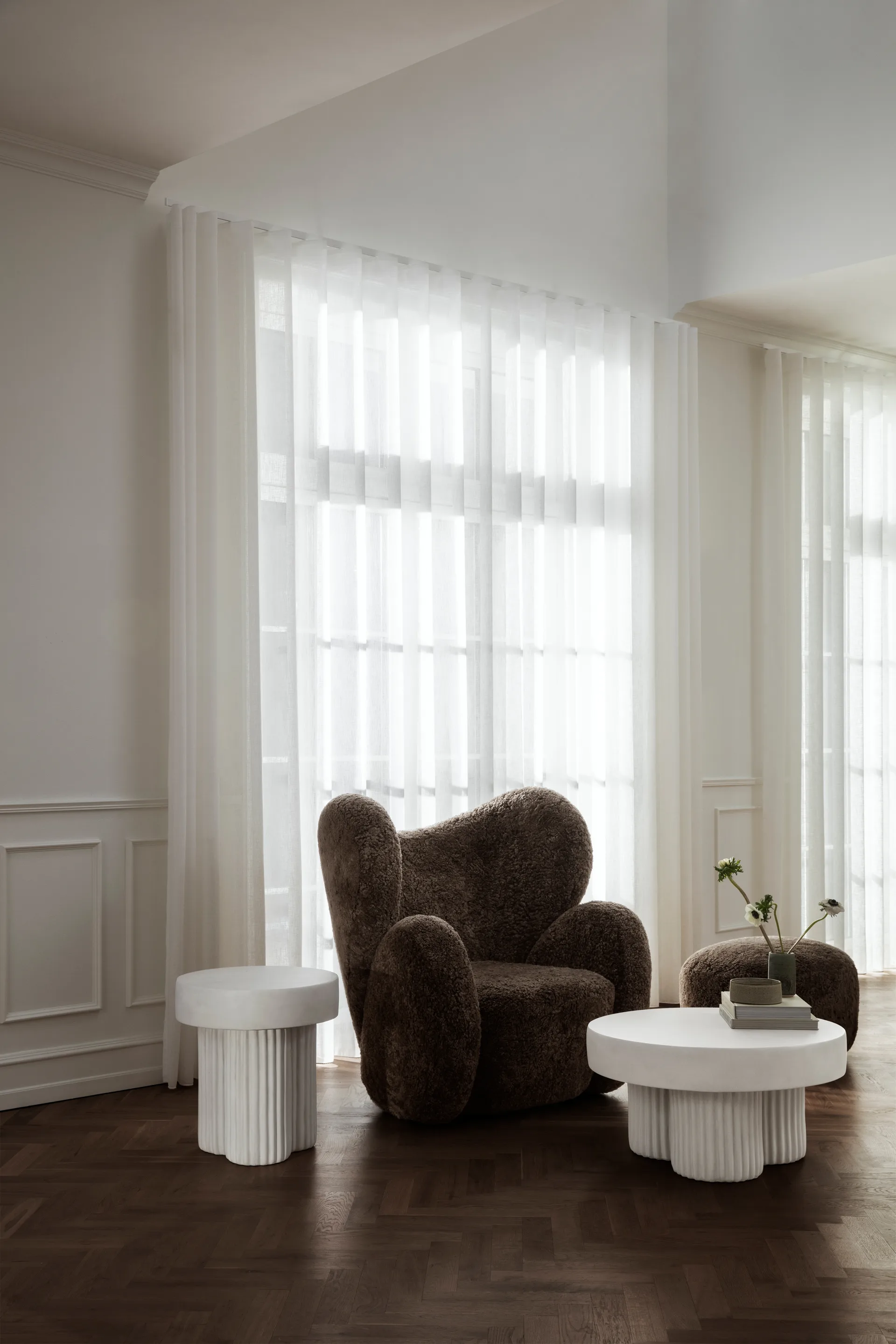 Gear Beistelltisch niedrig Ø70cm, Clay, Ø70 cm NORR11