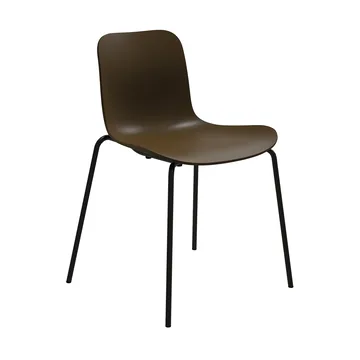 Langue Stuhl - Espresso-verchromtes Gestell - NORR11