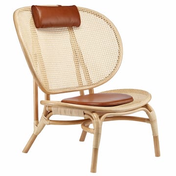 Nomad Loungestuhl - Natur-cognac Leder - NORR11