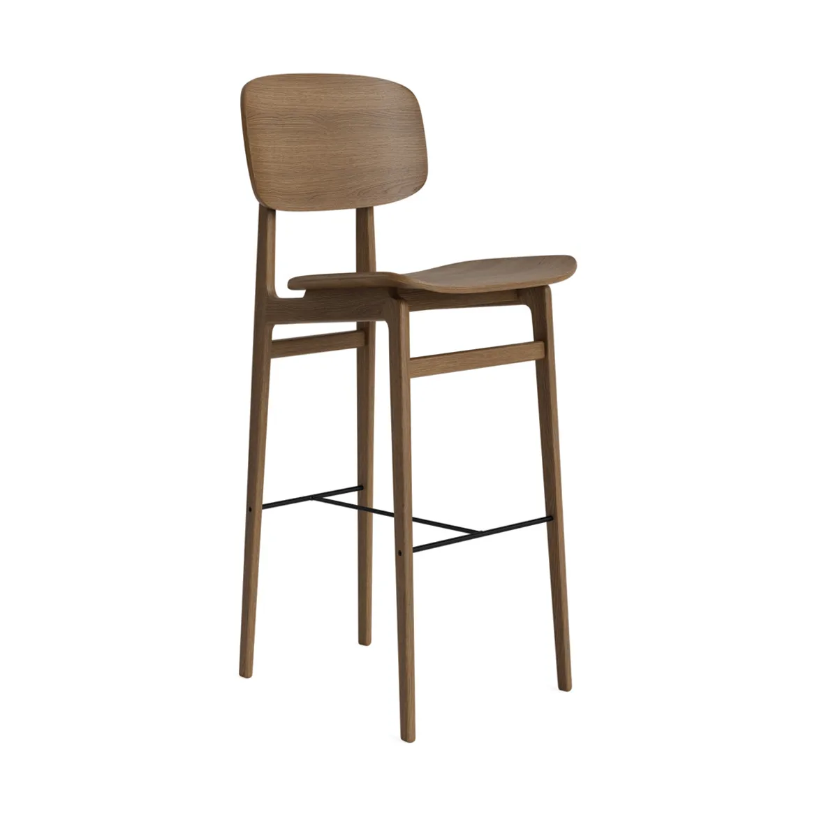 NY11 Barhocker, Light smoked oak, 75 cm NORR11