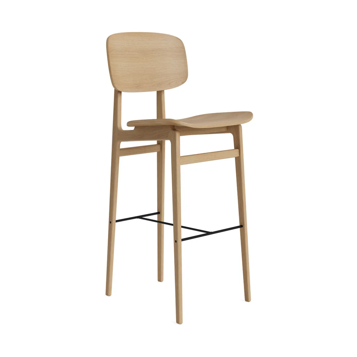 NY11 Barhocker, Natural oak, 75 cm NORR11