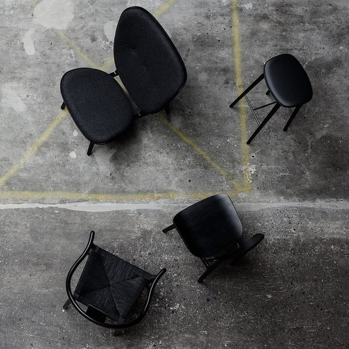 Shanghai Stuhl Esche schwarz gebeizt - Schwarz - NORR11