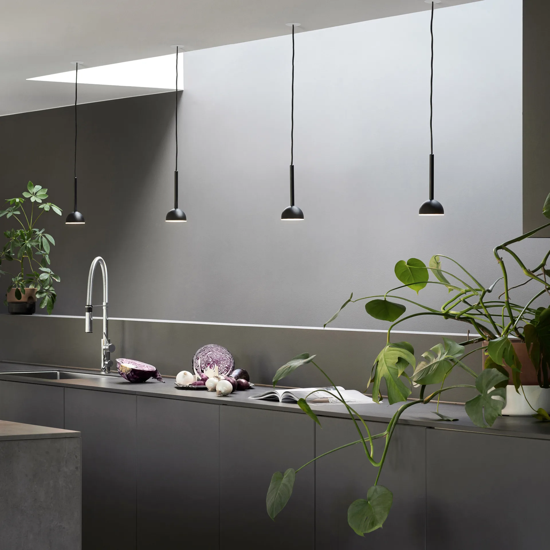 Blush Pendelleuchte, Schwarz Northern