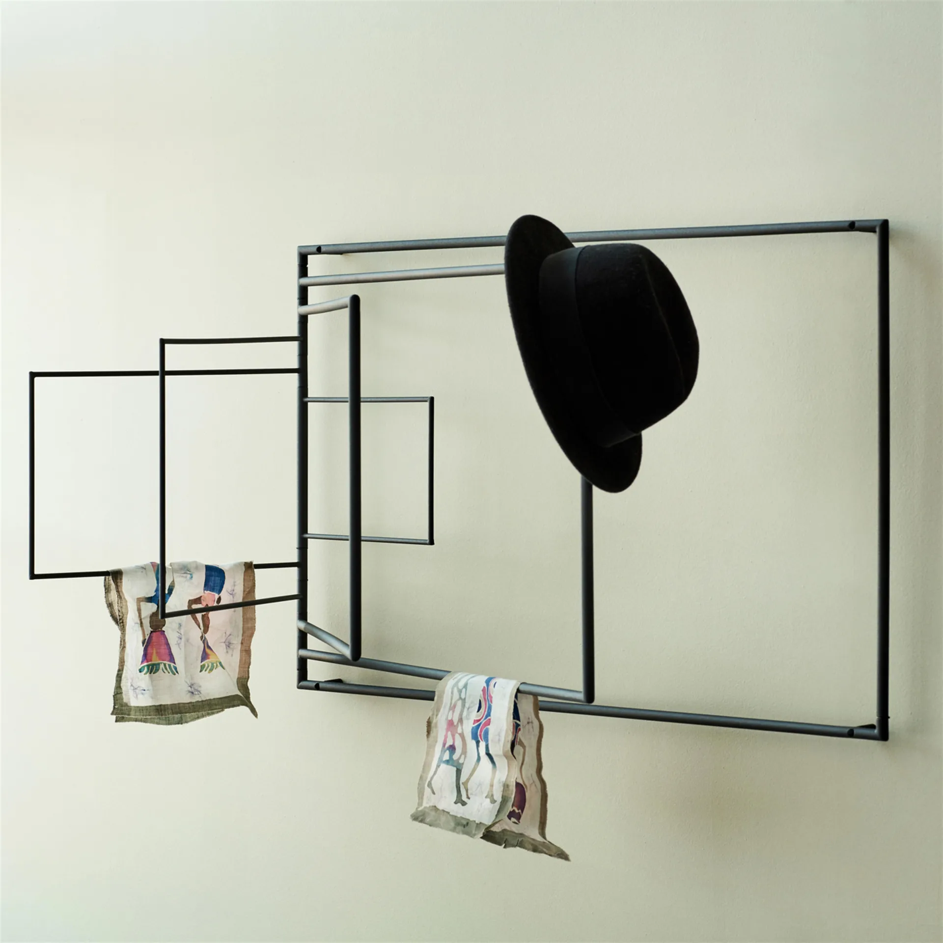 Frame Wand-Wäscheständer, Schwarz Northern