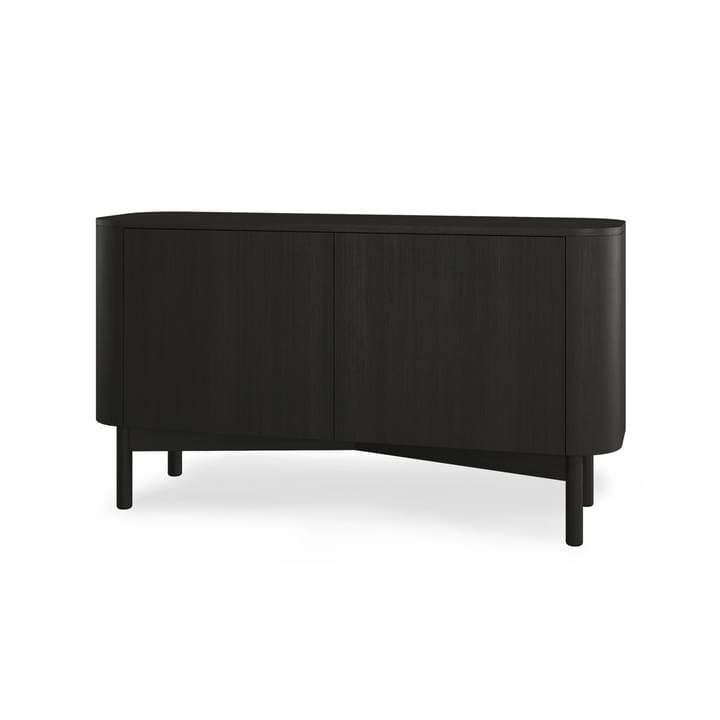 Loud long sideboard 146cm - Black painted oak - Northern