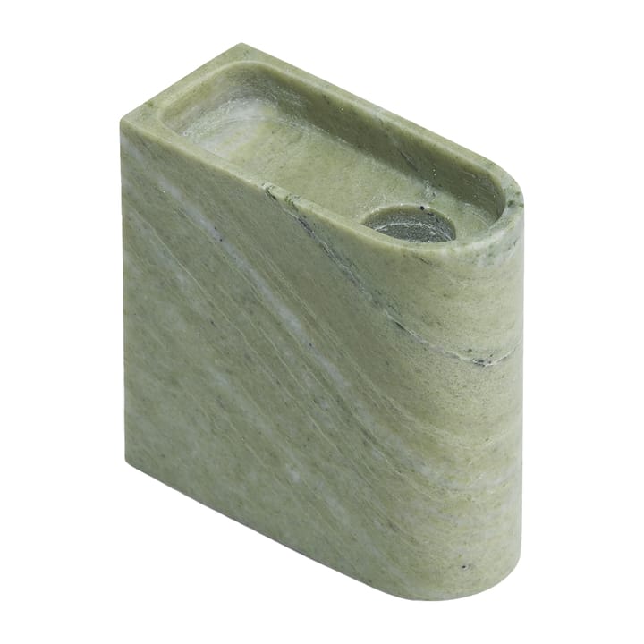 Monolith Kerzenhalter low - Mixed green marble - Northern
