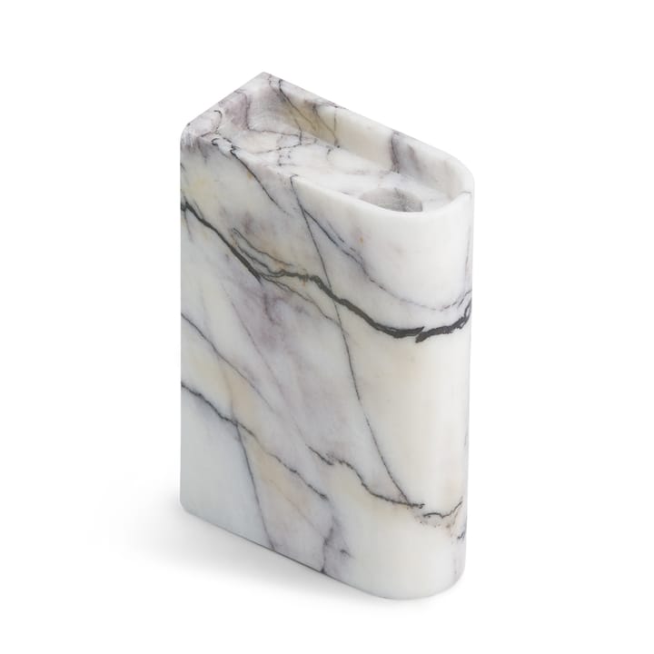 Monolith Kerzenhalter medium - Mixed white marble - Northern