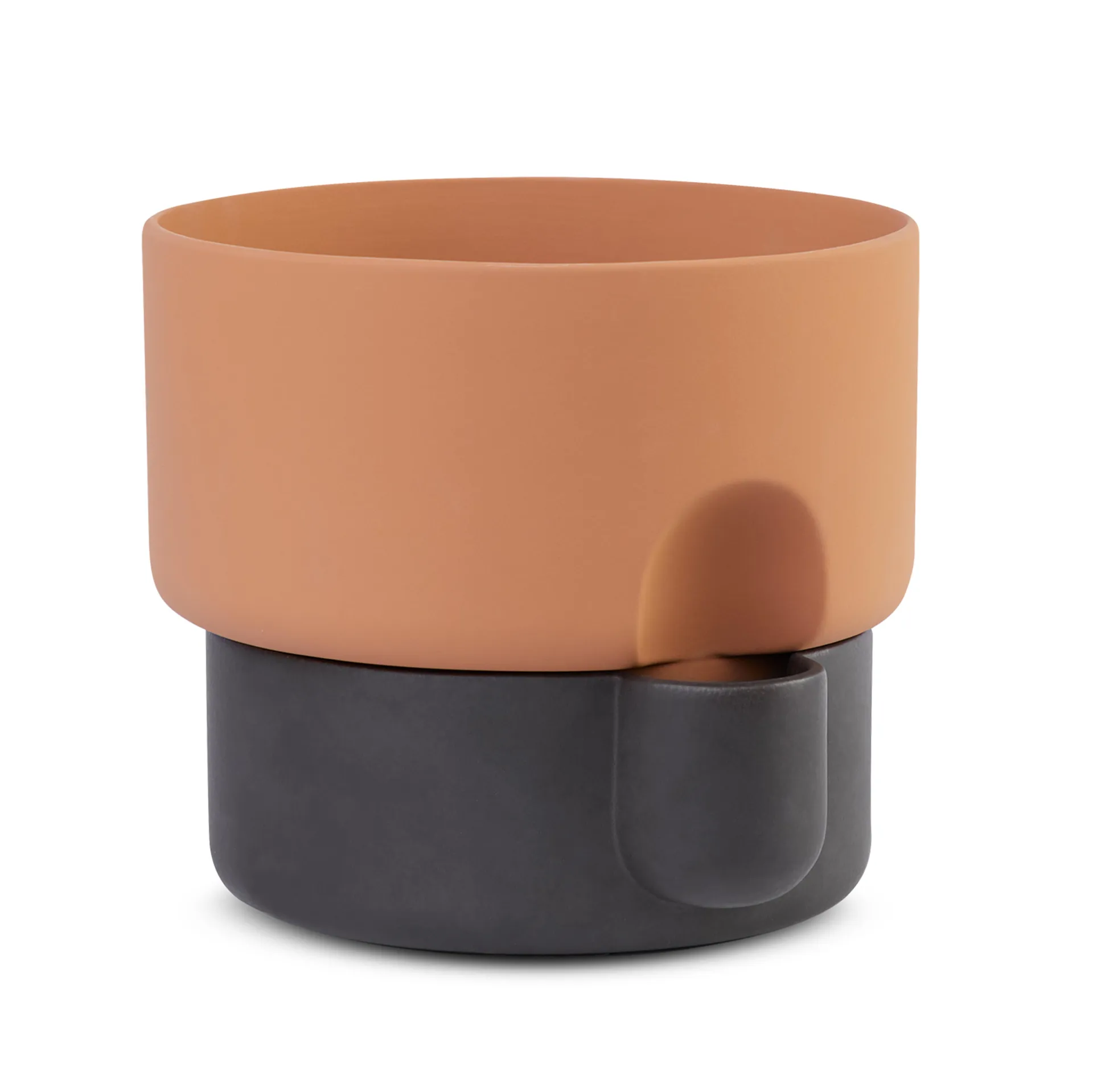 Oasis selbstbewässernder Topf groß Ø27.5 cm, Dunkelbraun Northern