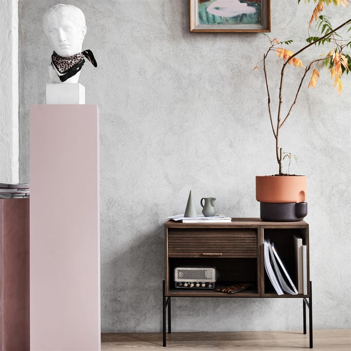 Oasis selbstbewässernder Topf groß Ø27.5 cm, Dunkelbraun Northern