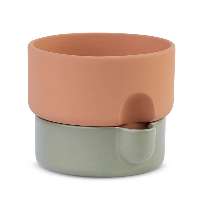 Oasis Selbstbewässerungstopf medium - Terracotta-Grün - Northern