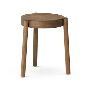 Pal runder Hocker - Eiche geraucht, Ø37x46 cm - Northern