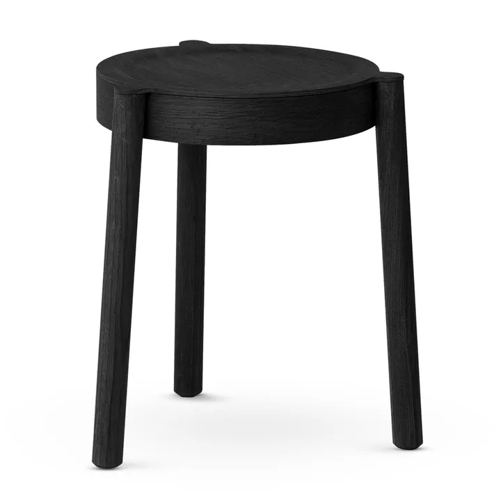Pal runder Hocker - Schwarze Eiche, Ø37x46 cm - Northern