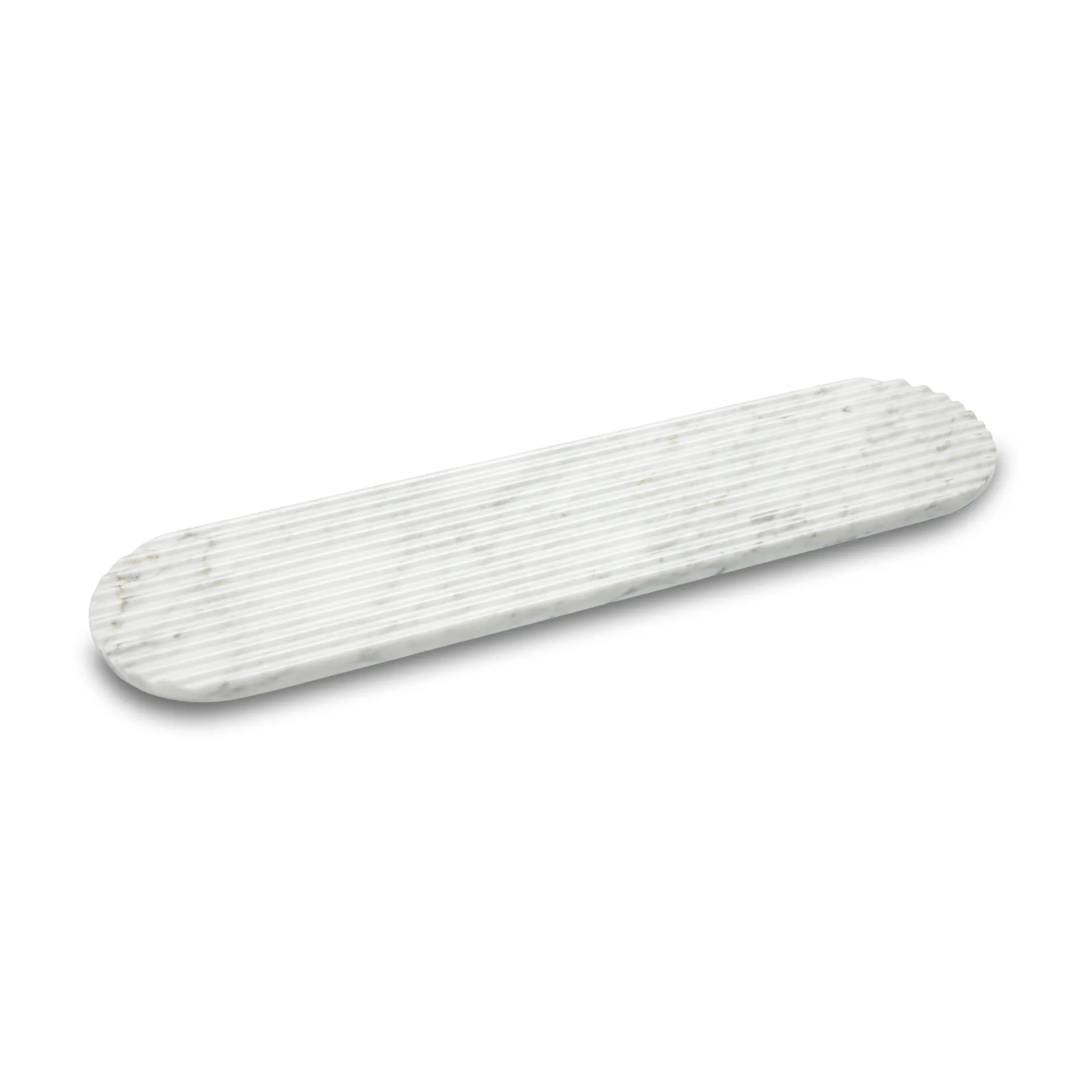 Podium Tablett 65cm, Mixed white marble Northern