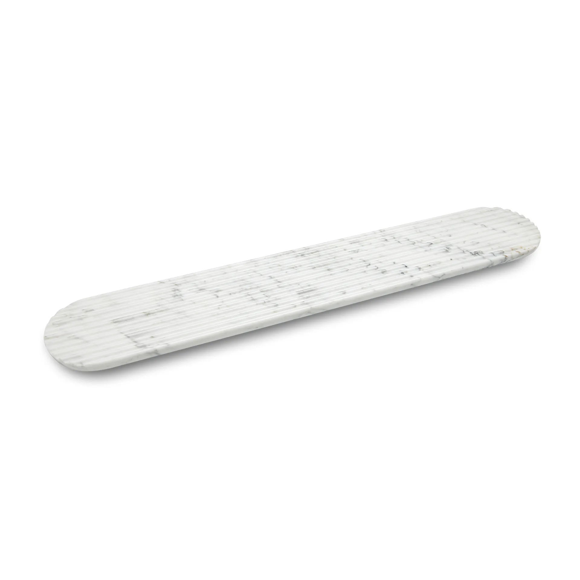 Podium Tablett 90cm, Mixed white marble Northern