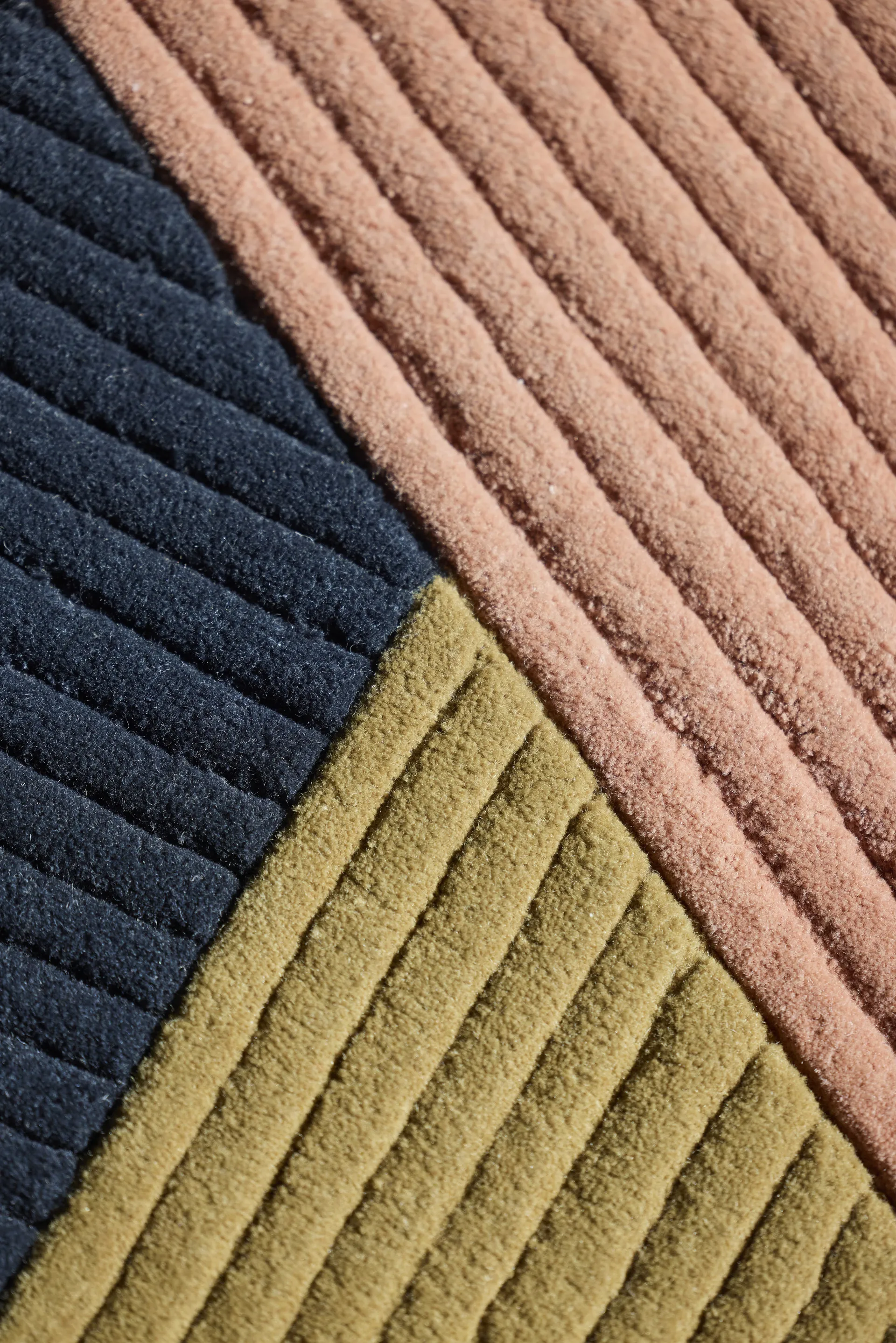 Row Teppich rund Ø200cm, Trio Northern