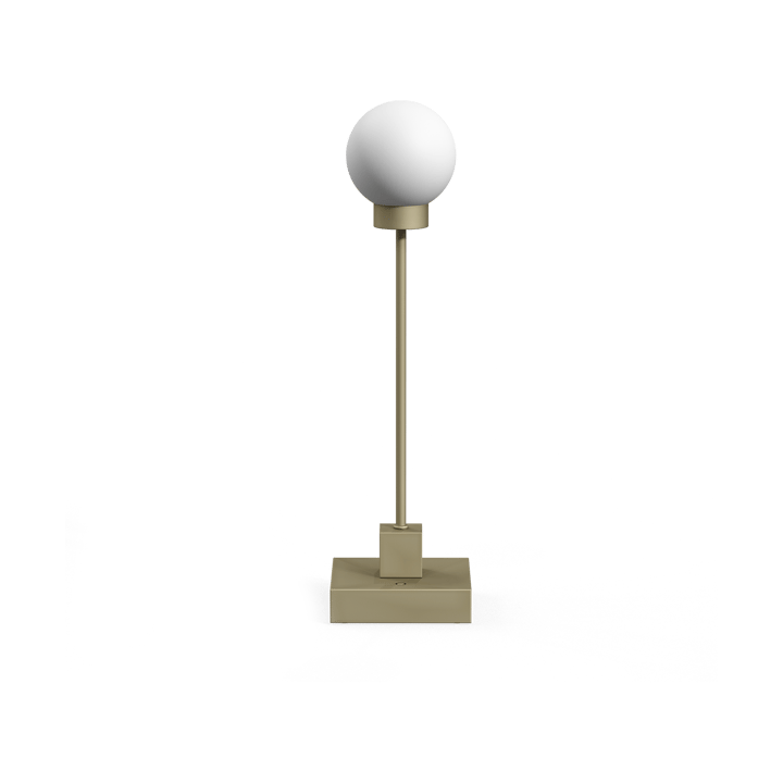 Snowball Portable Tischleuchte 33 cm, Grey beige Northern