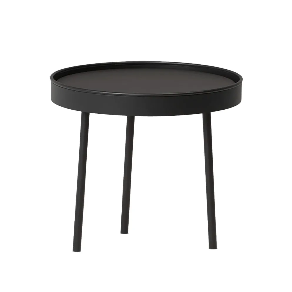 Stalk Couchtisch schwarz klein Ø34 cm H:34 cm,  Northern
